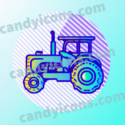 a tractor app icon - ai app icon generator - phone app icon - app icon aesthetic