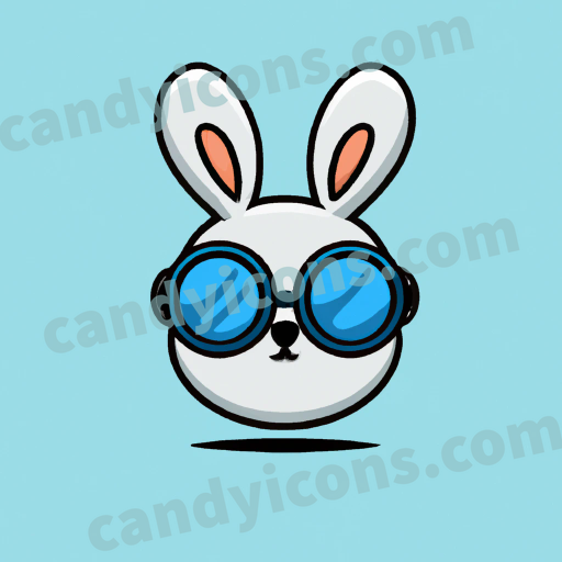  a rabbit app icon - ai app icon generator - phone app icon - app icon aesthetic