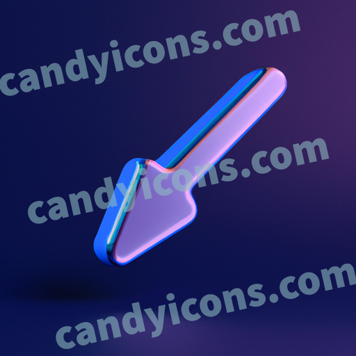 An app icon of Stick in periwinkle , very peri , cornflower , nude color scheme