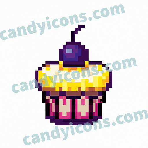 a delicious cake with a cherry on top app icon - ai app icon generator - phone app icon - app icon aesthetic