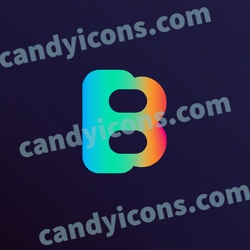 a letter B app icon - ai app icon generator - phone app icon - app icon aesthetic