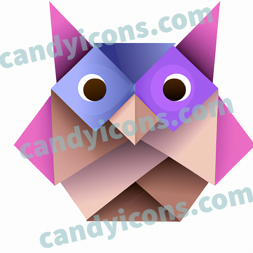 A playful, wide-eyed baby owl  app icon - ai app icon generator - phone app icon - app icon aesthetic