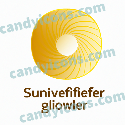 A lush, full-headed sunflower  app icon - ai app icon generator - phone app icon - app icon aesthetic