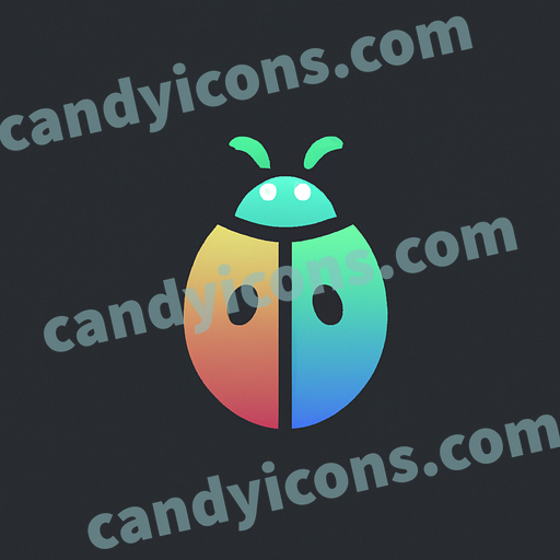 a ladybug app icon - ai app icon generator - phone app icon - app icon aesthetic
