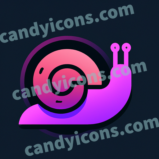 a snail app icon - ai app icon generator - phone app icon - app icon aesthetic