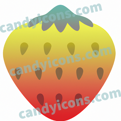 A plump and delectable strawberry  app icon - ai app icon generator - phone app icon - app icon aesthetic