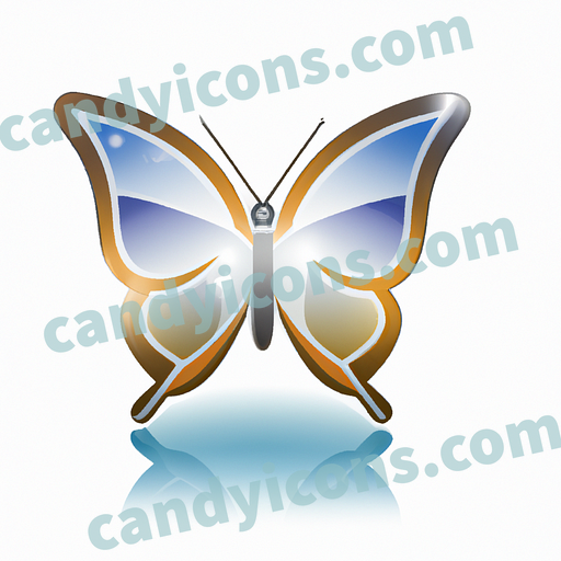 A graceful butterfly  app icon - ai app icon generator - phone app icon - app icon aesthetic