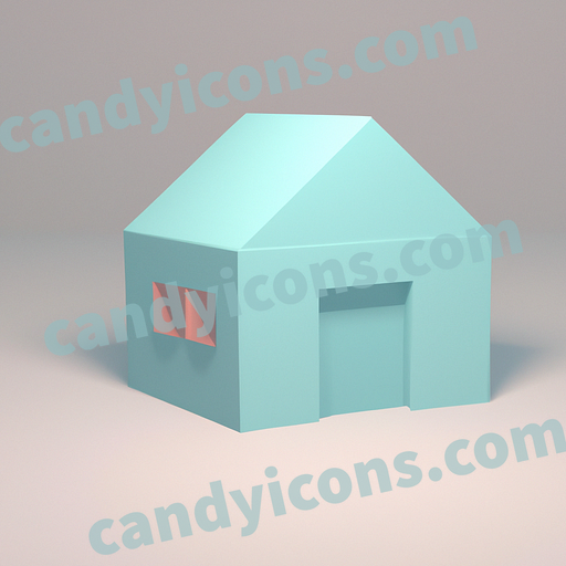 A minimalist home icon with roof and door  app icon - ai app icon generator - phone app icon - app icon aesthetic