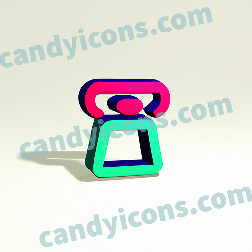 A minimalist weight app icon - ai app icon generator - phone app icon - app icon aesthetic