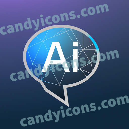 a chat bubble with the letters ai app icon - ai app icon generator - phone app icon - app icon aesthetic