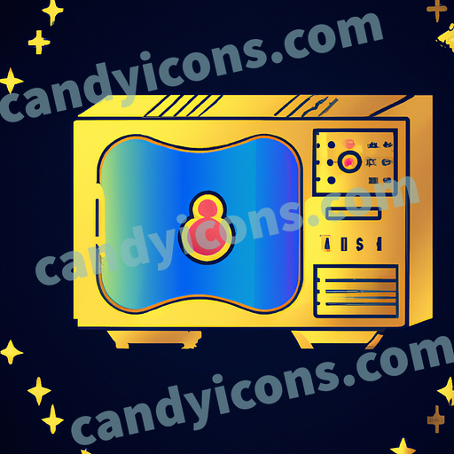 a cosmic microwave background app icon - ai app icon generator - phone app icon - app icon aesthetic