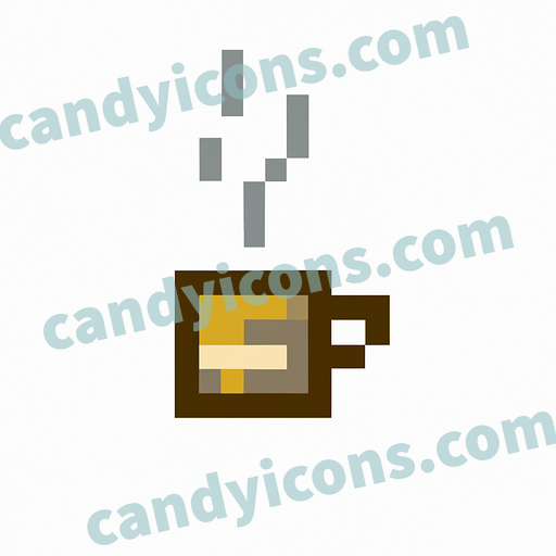 A minimalist cup of hot tea  app icon - ai app icon generator - phone app icon - app icon aesthetic