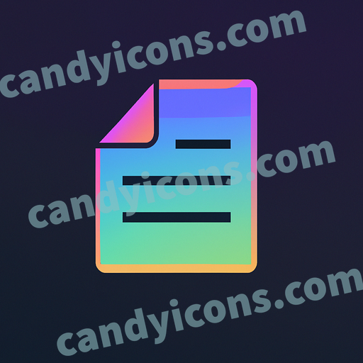 a paper app icon - ai app icon generator - phone app icon - app icon aesthetic