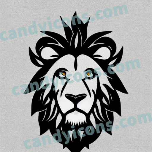 a lion app icon - ai app icon generator - phone app icon - app icon aesthetic