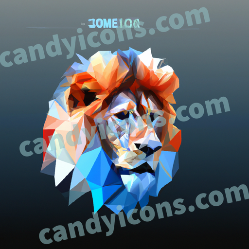 lion app icon - ai app icon generator - phone app icon - app icon aesthetic