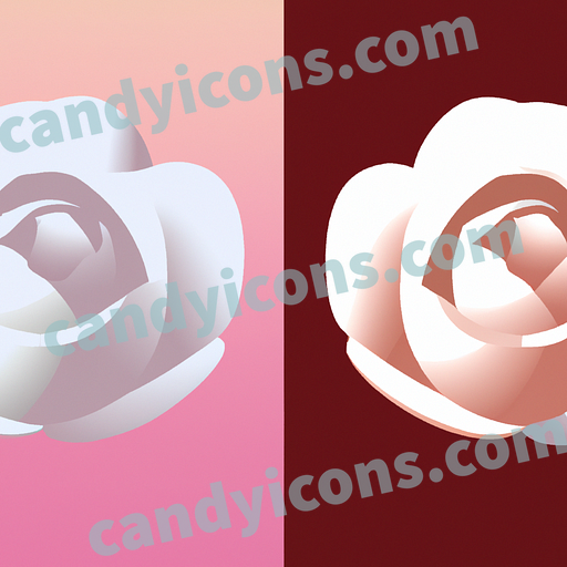 A rich, full-bodied red rose  app icon - ai app icon generator - phone app icon - app icon aesthetic