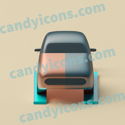 A sleek and modern electric car  app icon - ai app icon generator - phone app icon - app icon aesthetic