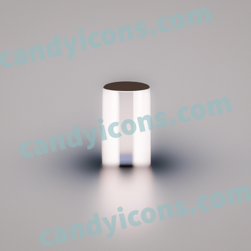 a cylinder shape app icon - ai app icon generator - phone app icon - app icon aesthetic