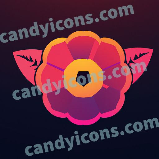 a primrose flower app icon - ai app icon generator - phone app icon - app icon aesthetic