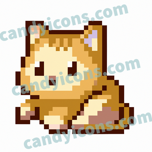 A cuddly and affectionate kitten  app icon - ai app icon generator - phone app icon - app icon aesthetic