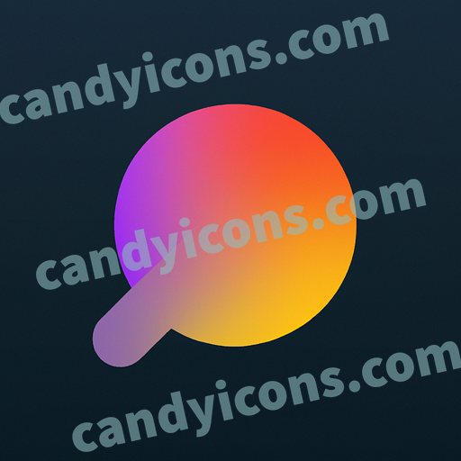 a table tennis ball app icon - ai app icon generator - phone app icon - app icon aesthetic