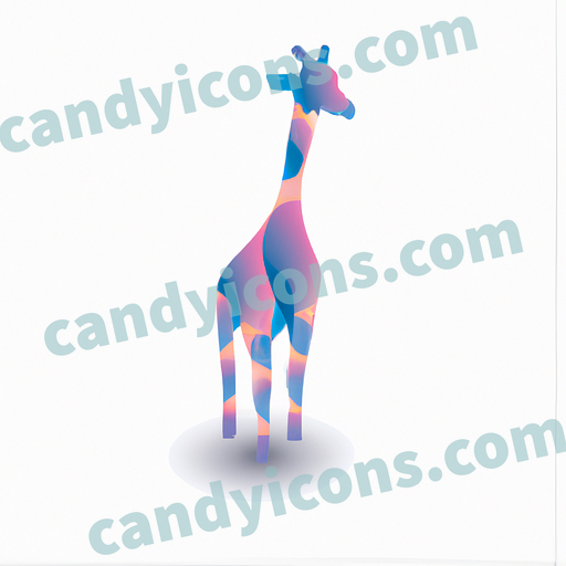 a giraffe app icon - ai app icon generator - phone app icon - app icon aesthetic