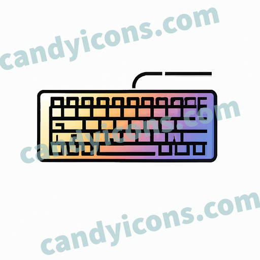 a keyboard app icon - ai app icon generator - phone app icon - app icon aesthetic