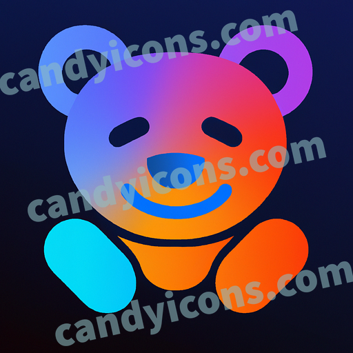 A cuddly, lovable teddy bear  app icon - ai app icon generator - phone app icon - app icon aesthetic