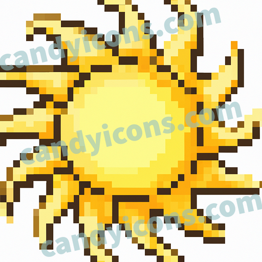 A bright, happy yellow sunray with swirling lines  app icon - ai app icon generator - phone app icon - app icon aesthetic