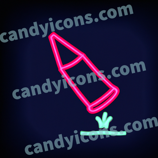 A playful, cartoon-style crayon  app icon - ai app icon generator - phone app icon - app icon aesthetic