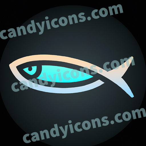 an anchovy app icon - ai app icon generator - phone app icon - app icon aesthetic