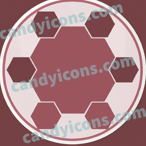 An app icon of Plates in maroon , honey dew , pastel red , baby pink color scheme