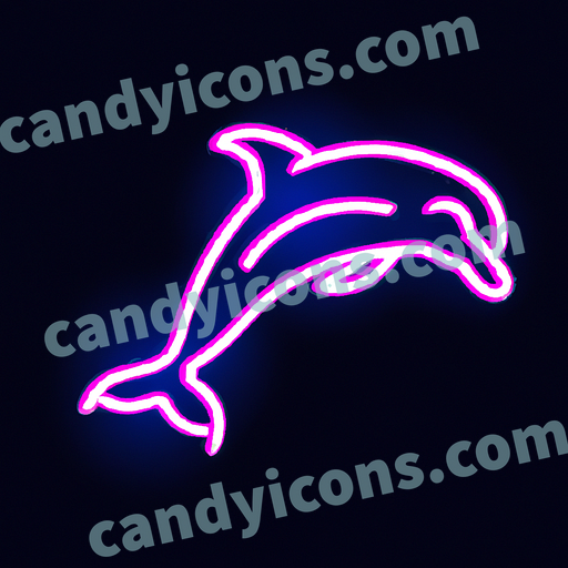 A majestic, leaping dolphin  app icon - ai app icon generator - phone app icon - app icon aesthetic