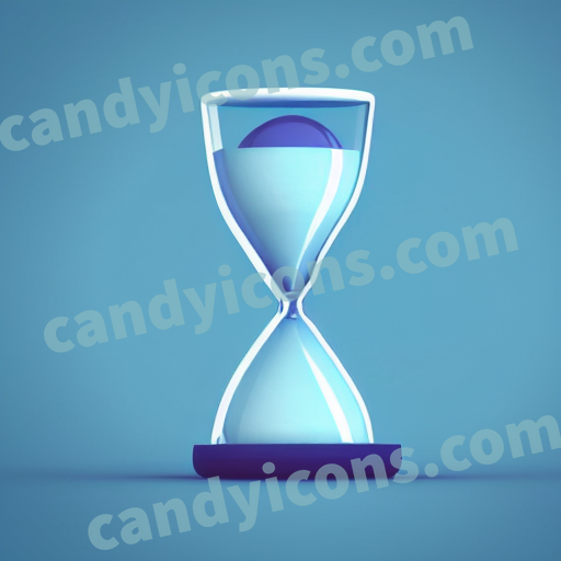 an hourglass app icon - ai app icon generator - phone app icon - app icon aesthetic