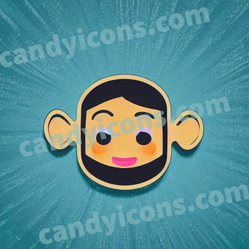 a smiling face with smiling eyes app icon - ai app icon generator - phone app icon - app icon aesthetic