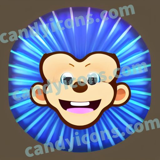 a monkey app icon - ai app icon generator - phone app icon - app icon aesthetic