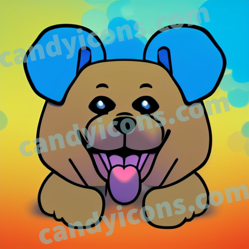 a chowchow app icon - ai app icon generator - phone app icon - app icon aesthetic