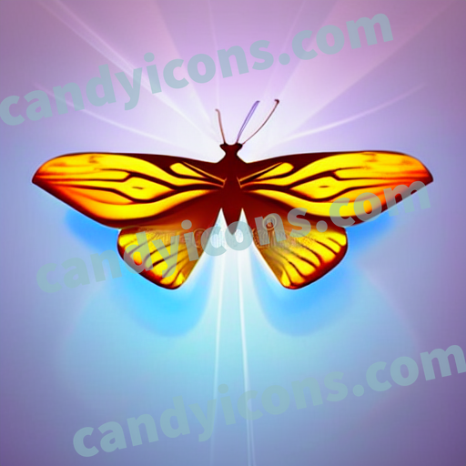 a butterfly app icon - ai app icon generator - phone app icon - app icon aesthetic