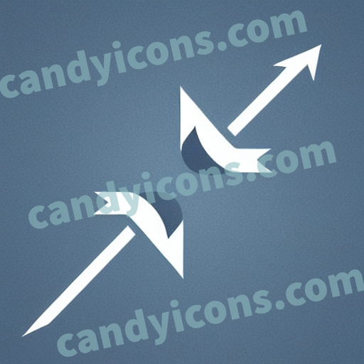 an arrow shape app icon - ai app icon generator - phone app icon - app icon aesthetic