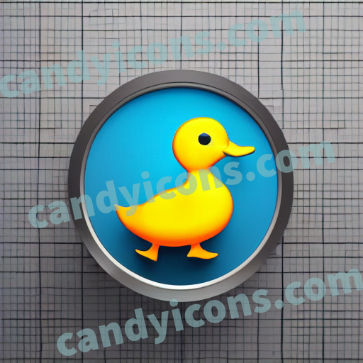 a duck app icon - ai app icon generator - phone app icon - app icon aesthetic